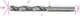 Forets hélicoïdaux Beta version courte HSS entièrement rectifiés finition brillante 412 8.00 - 004120124