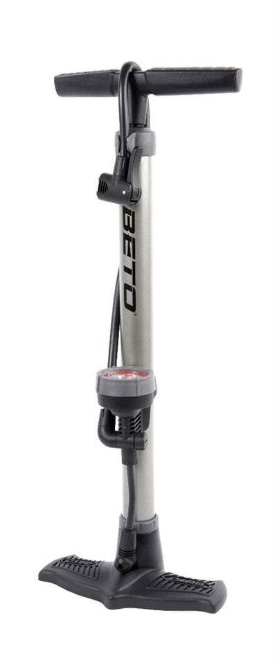 Pompe à pied avec compteur Beto Dualhead - avec double tête adaptée à toutes les vannes