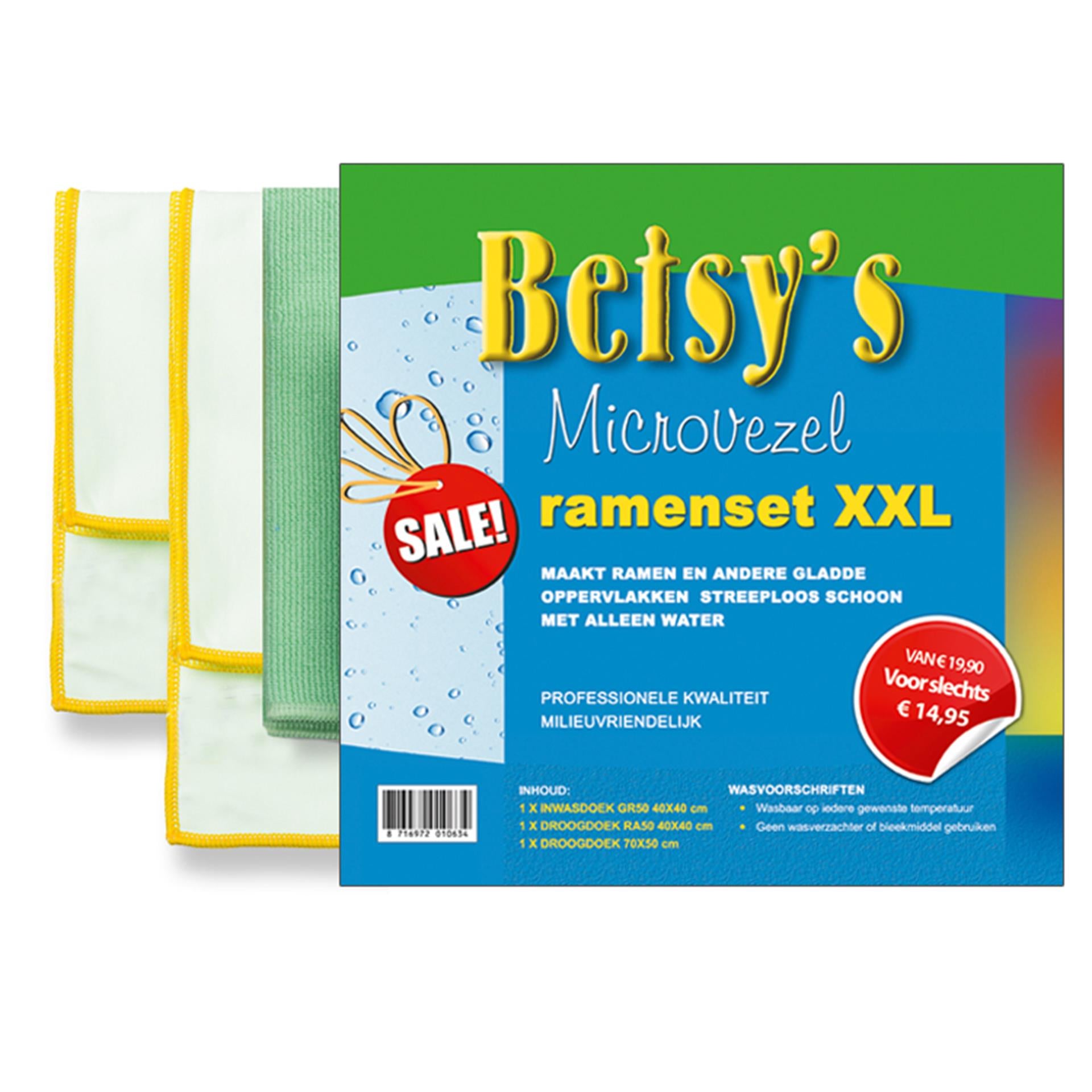 Ensemble de fenêtre en microfibre Betsy's xxl vert