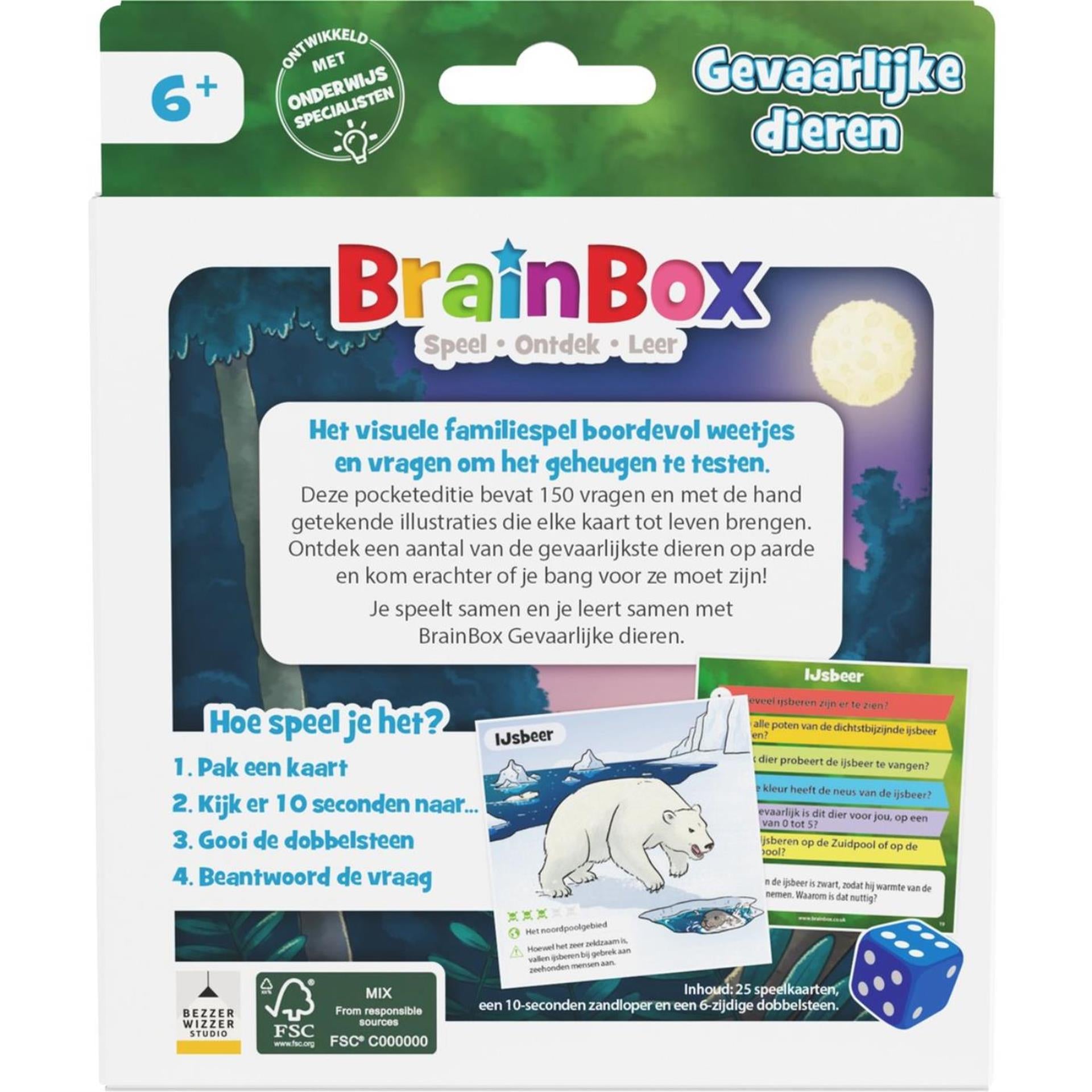 Game Brainbox Pocket Animaux dangereux
