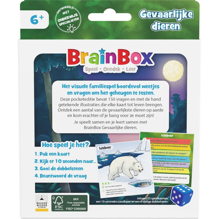 Game Brainbox Pocket Animaux dangereux