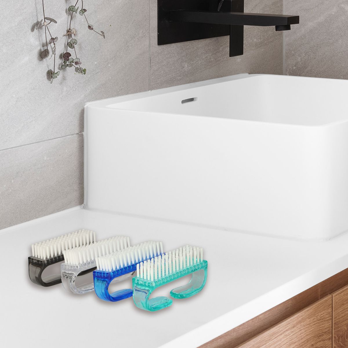 Bath Fun Bath Fun Fun Nail Brush Pandon Assorti