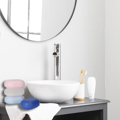 Salle de bain de bain de bain amusant et assorti givré