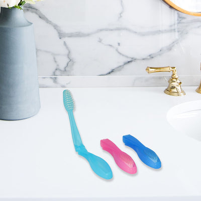 Bath Fun Travel Dents dents Brush Assorti