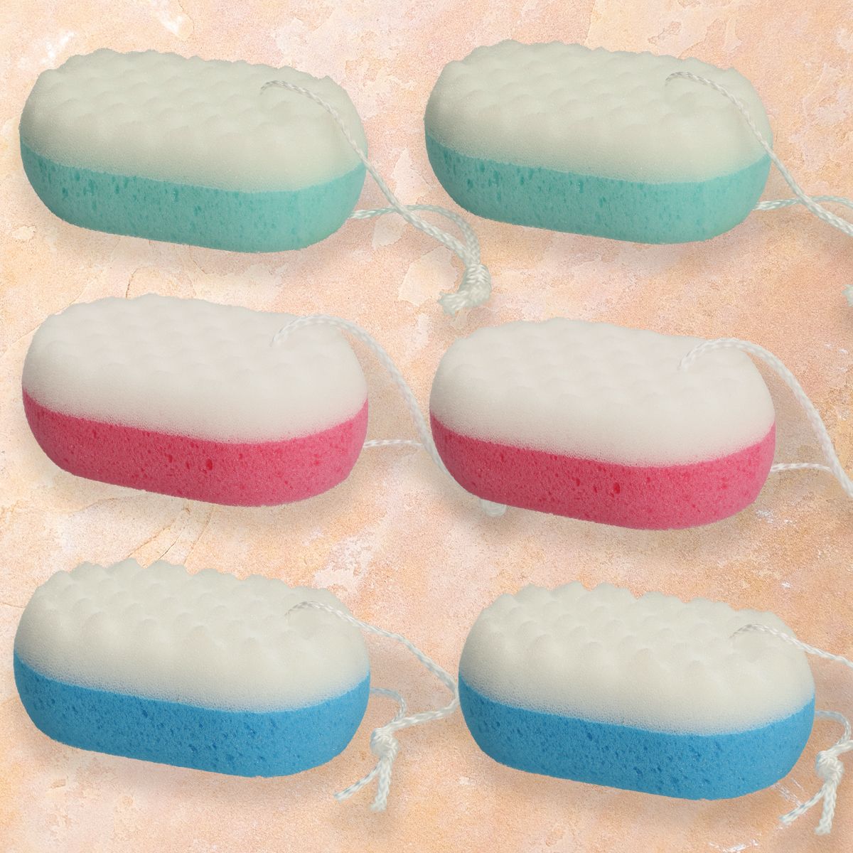 Assorti de massage Sponge Fun Bath
