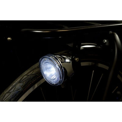 Spanninga swingo headlight chrome batt.