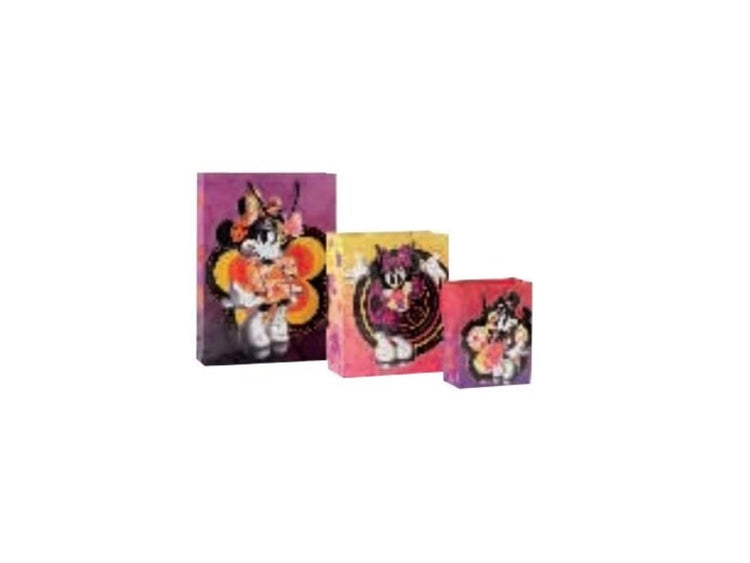 Sac cadeau m minnie mouse pk 12
