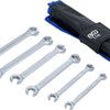 Bgs technic jeu de clés à double anneau ouvertes sw 8 x 9 - 18 x 19 mm 6 pcs.