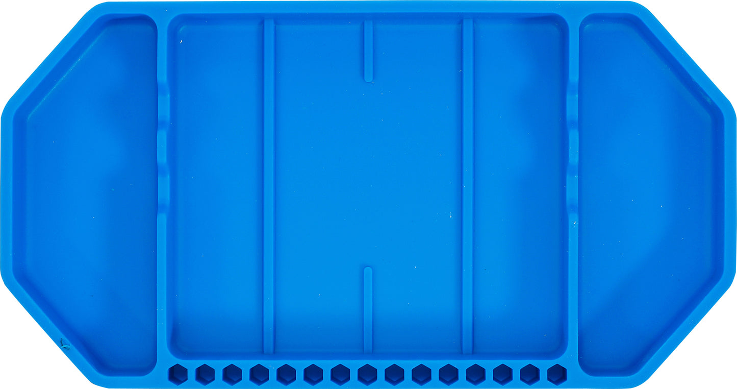 Plateau de rangement d'outils en caoutchouc de silicone technique Bgs