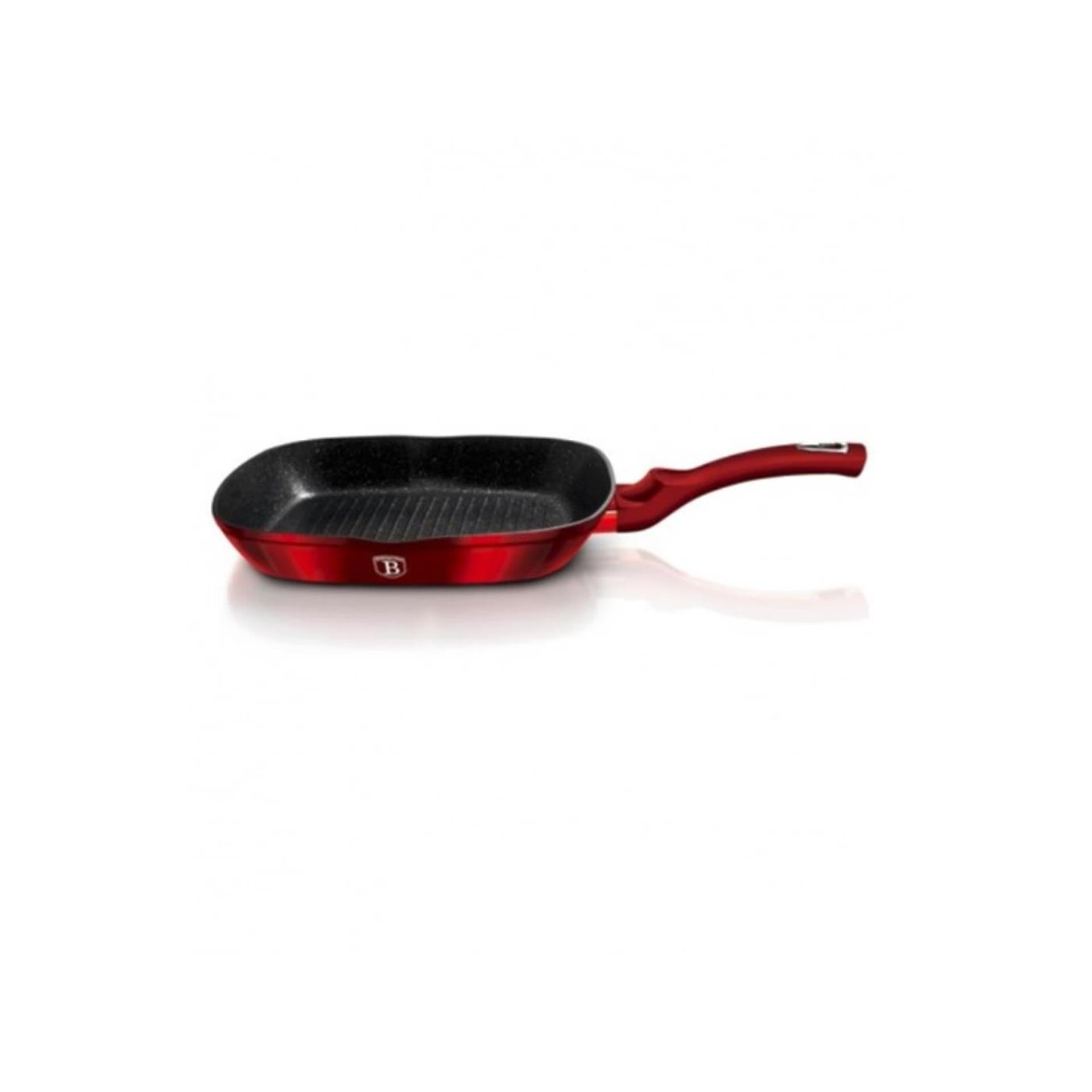 Poêle à griller bordeaux Berlingerhaus 28 cm