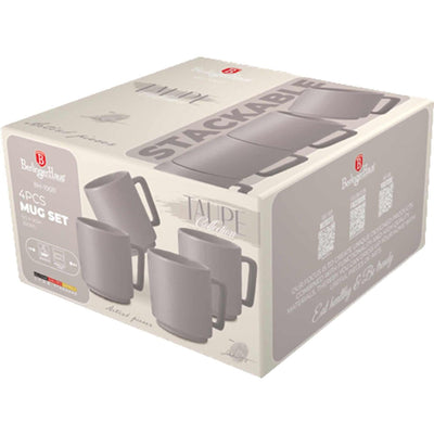 Berlingerhaus set de tasses 4 pièces taupe