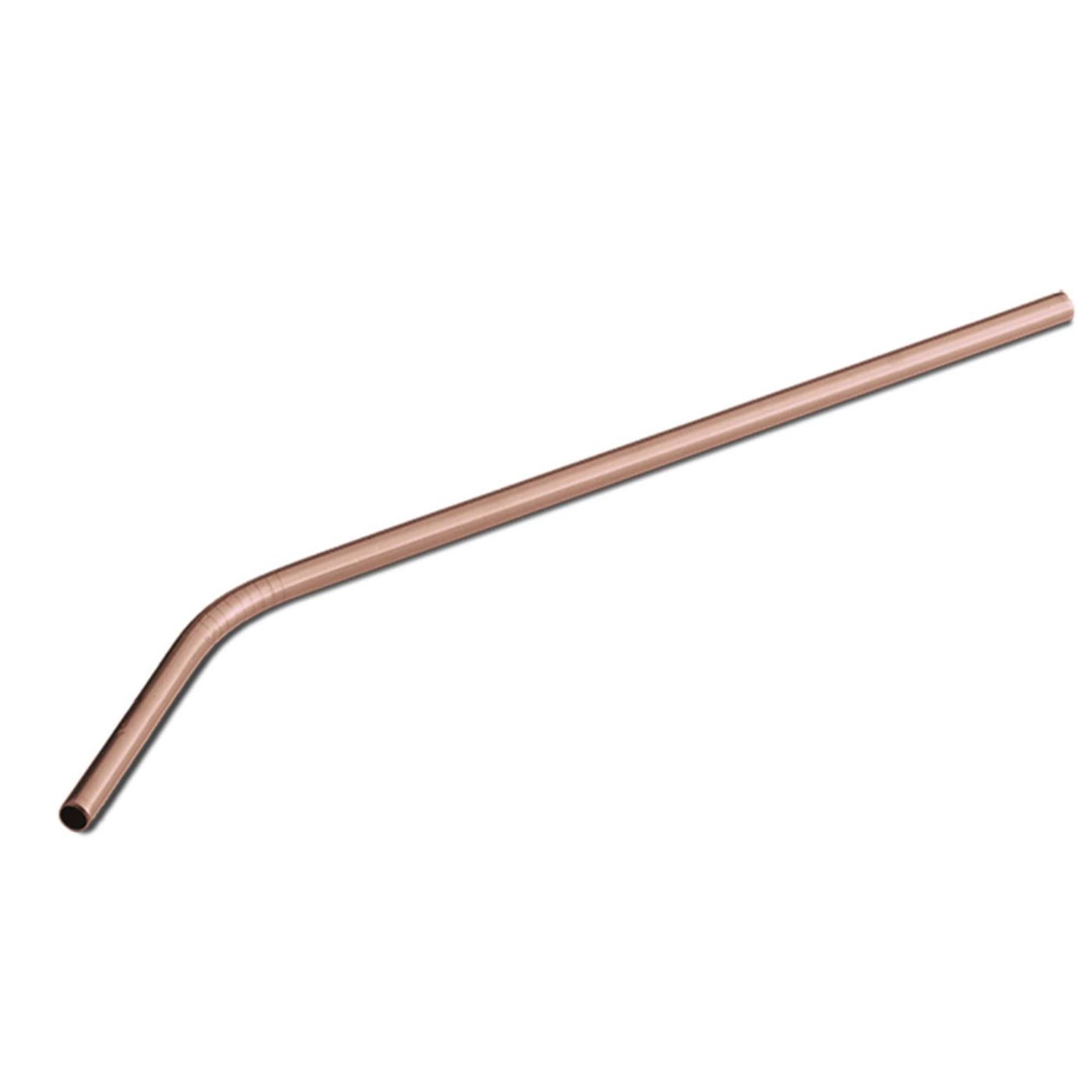 Pailles Berlingerhaus 6 pcs acier inoxydable or rose