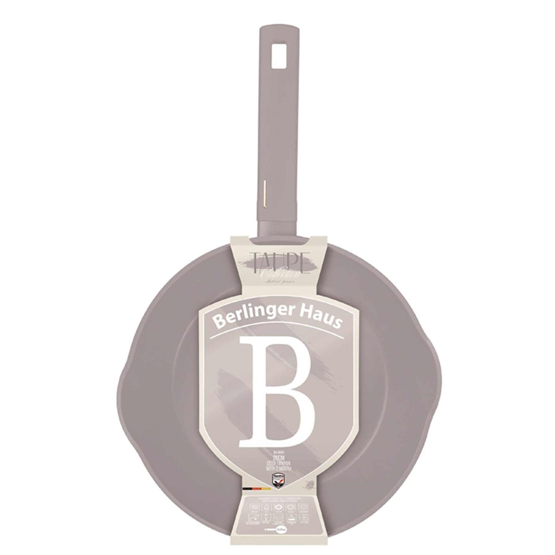 Berlingerhaus poêle à frire 28cm taupe