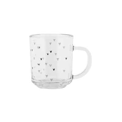 Verre à thé Clayre eef coeurs 200ml