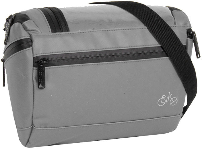 Bike Carbone Eau - Sac de guidon protégelant avec épaule Stix 5L Gray
