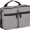 Sac de guidon gouttes à vélo avec bandoulière en nylon 3L gris
