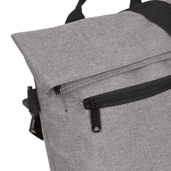 Sac de guidon gouttes à vélo avec tige d'épaule en nylon 6L Gris