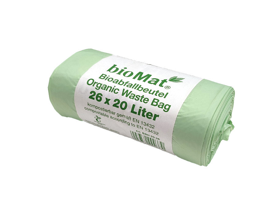 Sac à ordures à compostage Biomat 20L 26 PCS.
