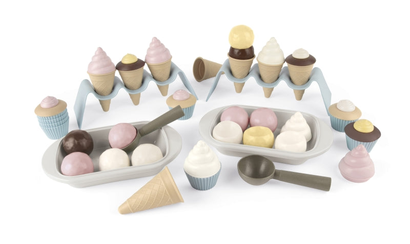 Ensemble cupcakes et glaces en bioplastique Dantoy