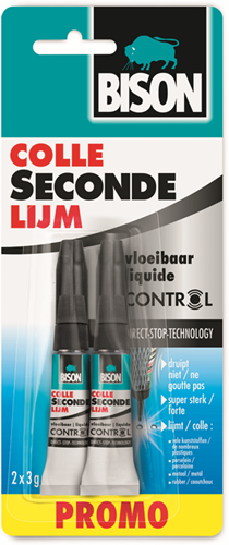 Bison super colle liquide contrôle 3 gr