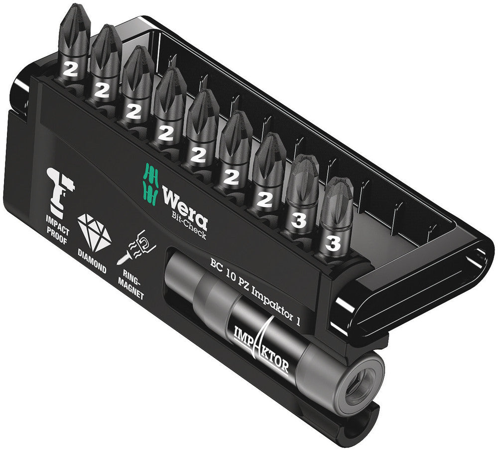 Wera Bit-Check 10 pz Impaktor 1
