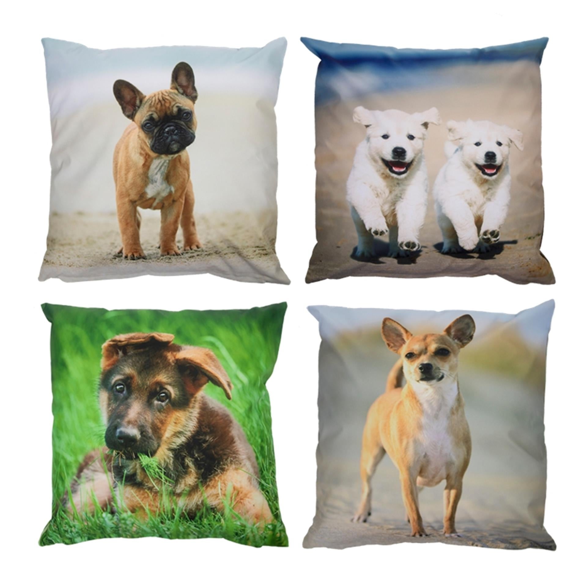 Coussin d'extérieur design Esschert chien