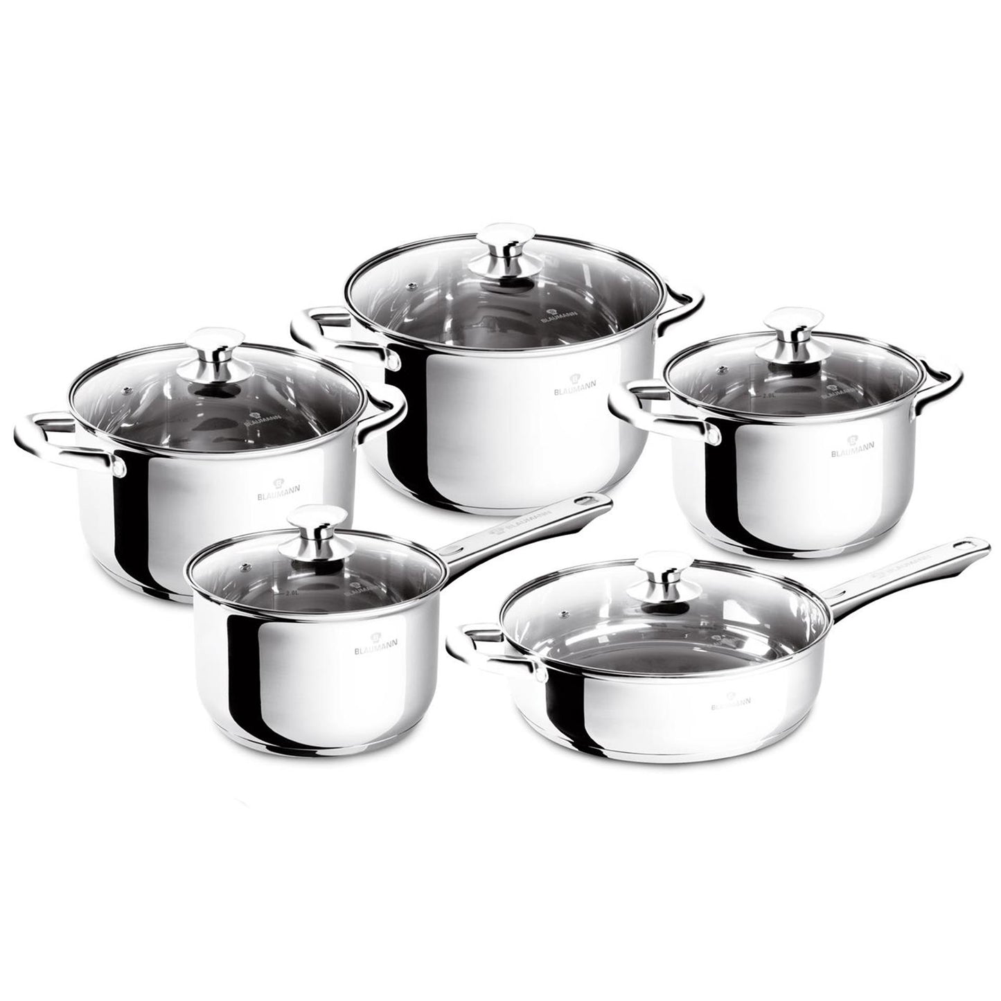 Blaumann set de poêles 10 pièces ligne gourmet