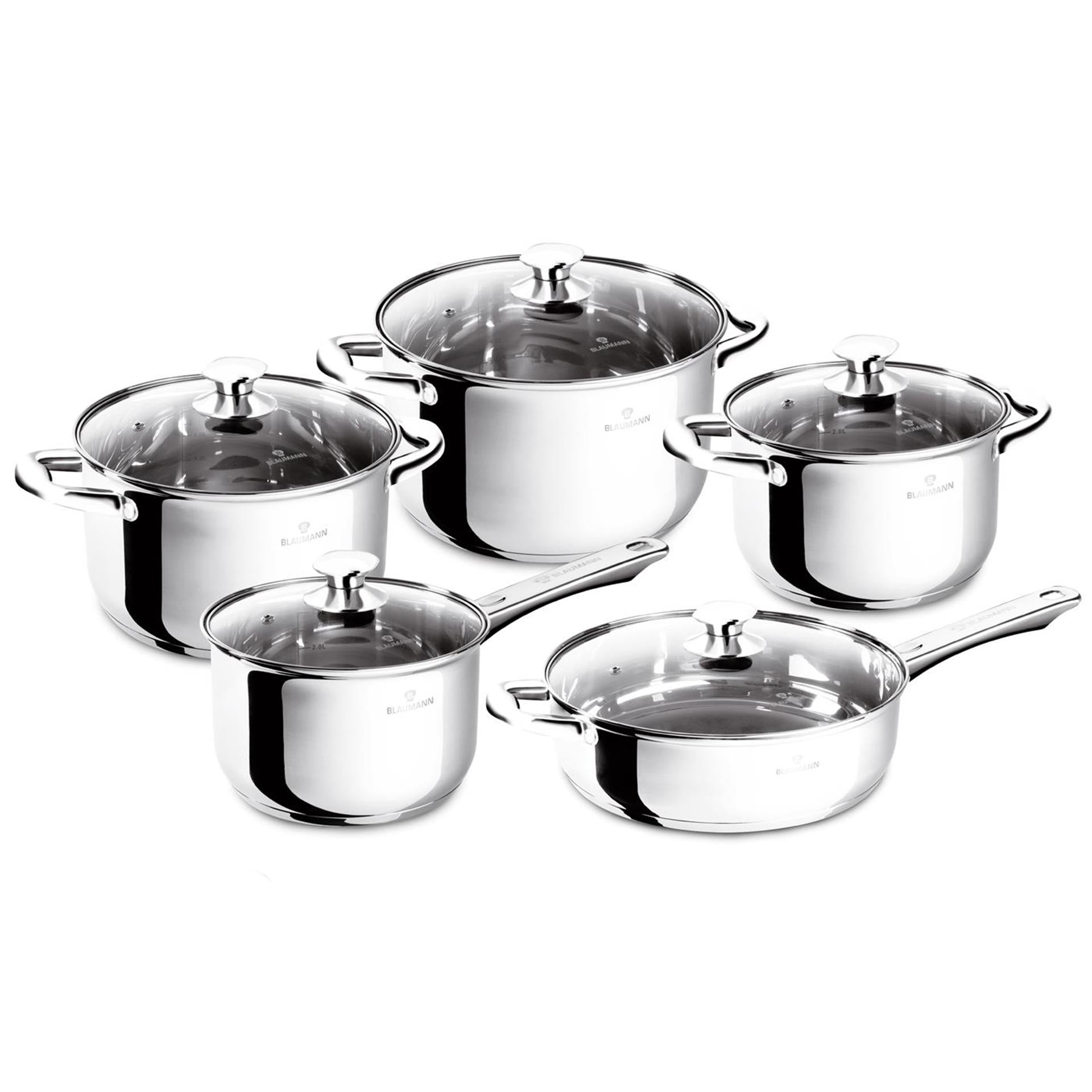 Blaumann set de poêles 10 pièces ligne gourmet