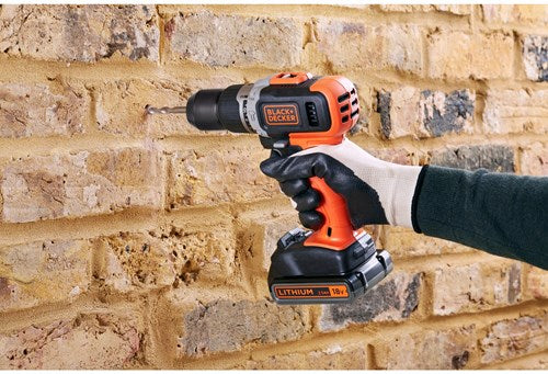 Tournevis Black+decker bcd003me2k 18v 2x2,5ah en étui | 2 piles 18 V 2,5 Ah | chargeur 1a | au cas où - bcd003me2k-qw