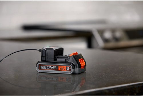 Black+decker lithium ion sliding battery 18v. 2.0ah-bl2018-xj
