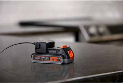 Black+decker lithium ion sliding battery 18v. 2.0ah-bl2018-xj