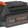 Black+decker lithium ion sliding battery 18v. 2.0ah-bl2018-xj