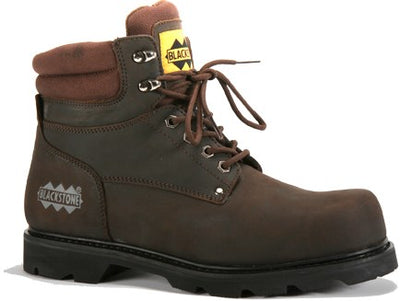 Bottes de sécurité Blackstone chaussure de travail blackstone 520 haute s3 | 521 marron | taille 45 - 00.027.002.45
