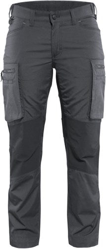 Blåkläder pantalon de travail de service pour femme stretch 71591845 | gris foncé noir | taille 40 - 7330509465493