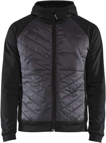 Pull hybride Blåkläder 34632526 | noir gris foncé | taille xs - 7330509713518