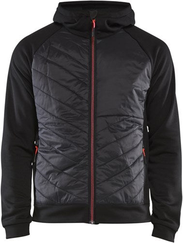 Pull hybride Blåkläder 34632526 | noir rouge | taille l - 7330509713396
