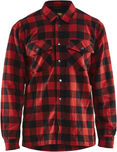 Chemise Blåkläder flanelle 32251131 | rouge noir | taille l - 7330509414088