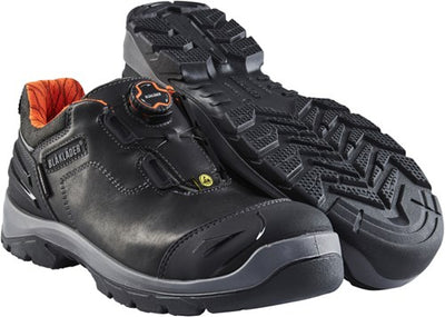 Chaussure de sécurité Blåkläder 2454 s3 low boa | orange noir | taille 47 - 00.183.008.47