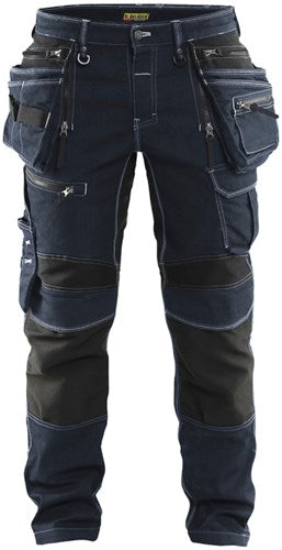 Blåkläder pantalon de travail denim stretch x1900 19901141 | noir | taille c52 - 7330509532164