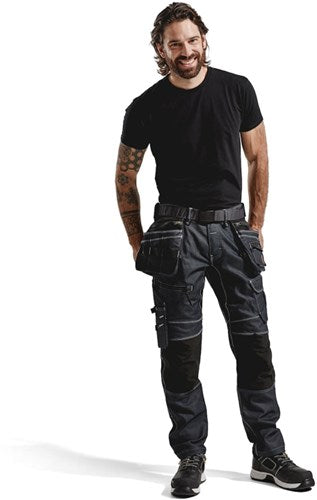 Blåkläder pantalon de travail denim stretch x1900 19901141 | noir | taille c60 - 7330509532201