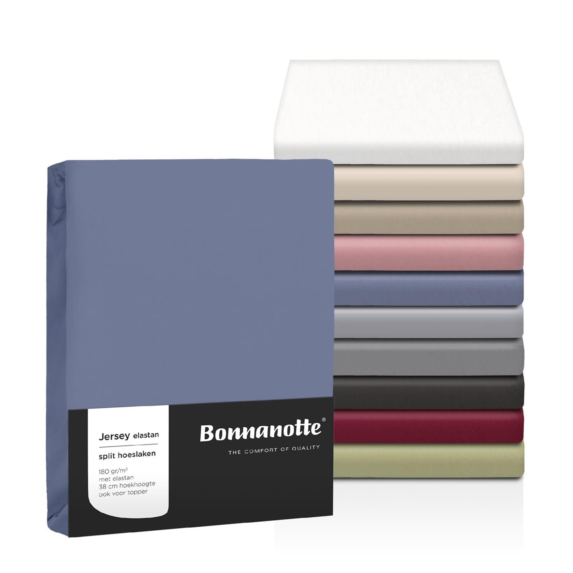 Bonnanotte drap housse jersey beige 90x200cm