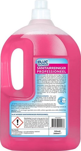 Nettoyant sanitaire professionnel Blue Wonder 3000ml - 10910623