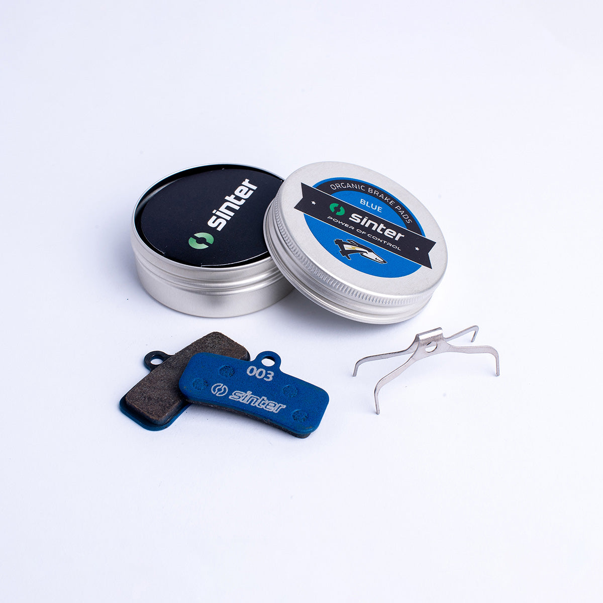 Blocs de frein à disque bleu électrique