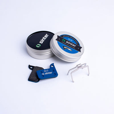 Blocs de frein à disque bleu électrique