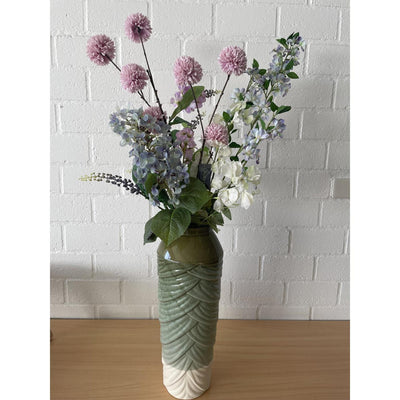 Roberts collection fleur artificielle hortensia cône 75cm bleu