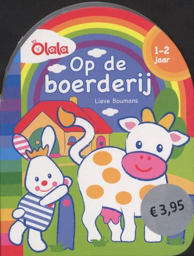 Livret en carton de jouets des os sur la ferme 1-2 ans
