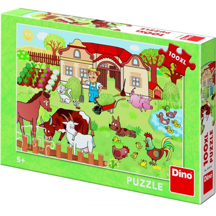 Puzzle Animals on the Farm 100 XL Pieces