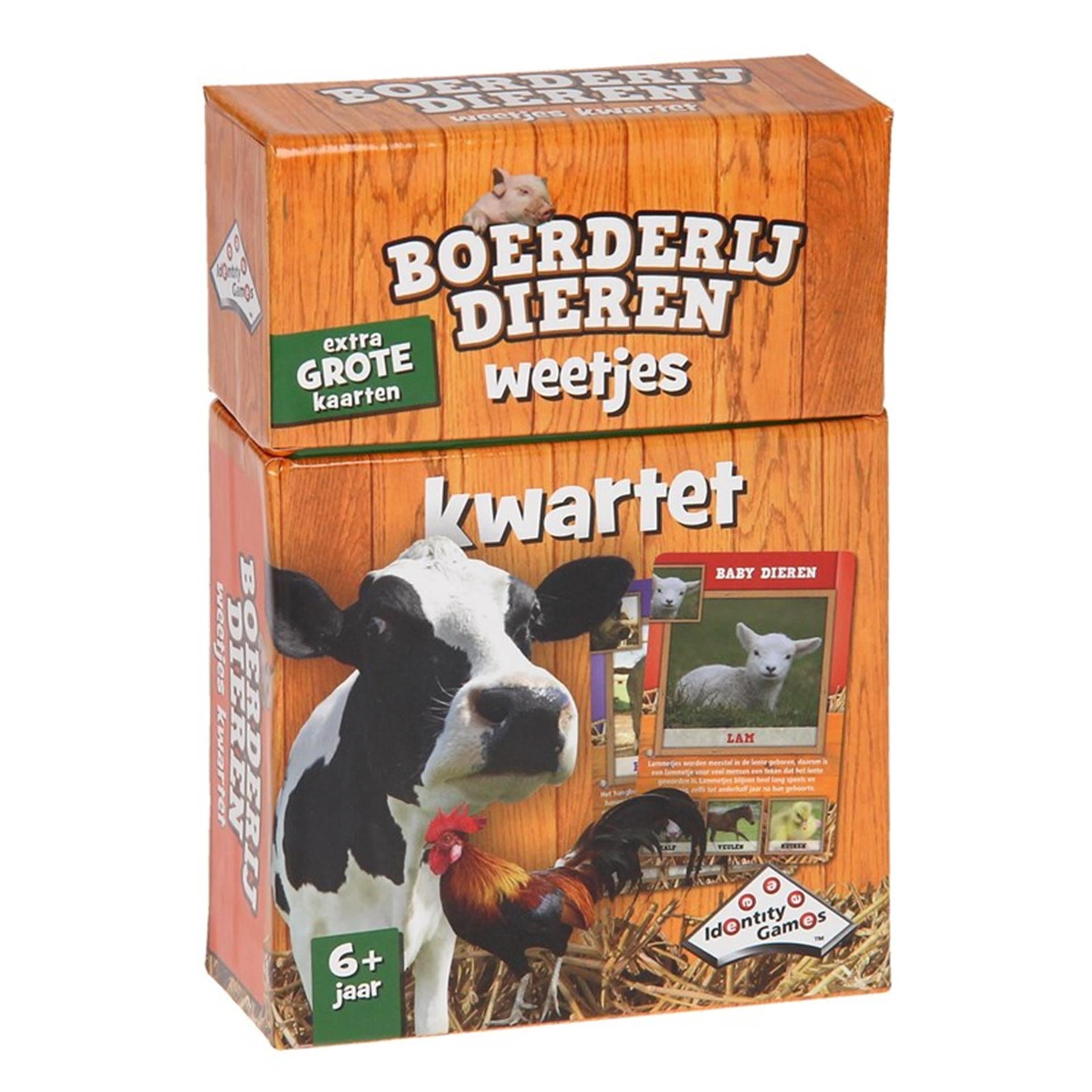 Boosterbox Identity Games Farm Dieren Facts Quartet 02265