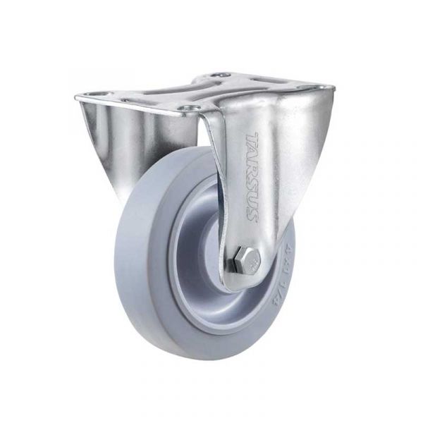 Roue Fixe Tarse 125mm. TPE extra silencieux