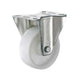 Roue Fixe Tarse 125mm. blanc